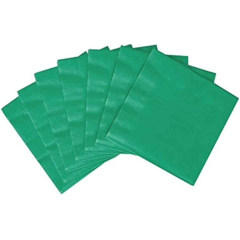 Amscan - 2 ply Green Dinner Napkins, 600/Cs - 62215.03