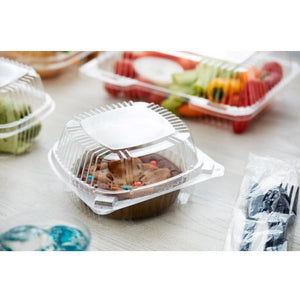 Pactiv Evergreen - 20 Oz Large Plastic SmartLock Clear Hinged Container, 500/Cs - YCI811600000