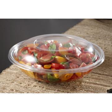Sabert - 18 Oz, 24 Oz, 32 Oz Clear Round Dome Lid Fits Plastic For Bowls, 300/Cs - 52032T300