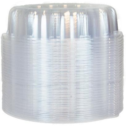 Pactiv Evergreen - 12" Caterware Crystal Clear Dome Lid, 50/Cs - P9812