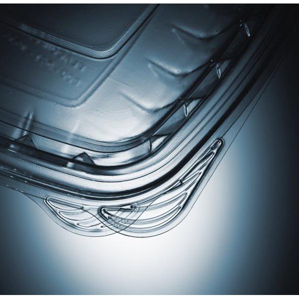 Placon - 12 Oz Crystal Seal Hinged Container, 200/Cs - 235905