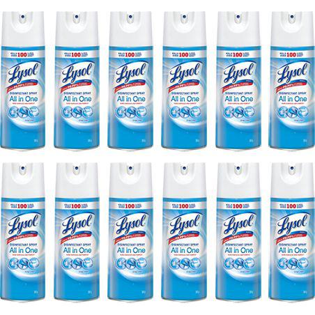 Lysol - 350 gm Crisp Linen Disinfectant Sprayer Bottles, 12/Case - 58344052