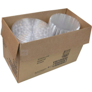 Pactiv Evergreen - 10" Deep Show Cake Plastic Platter, 55/Cs - Y9510SKHU