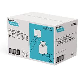 Cascades Tissue Group - 90 Sheets Signature Cube Facial Tissue, 36bx/cs - F710
