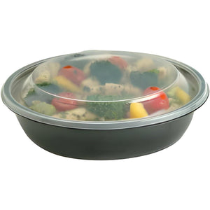 Sabert - 32 Oz Plastic Round Containers, 150/Cs - 79132B150