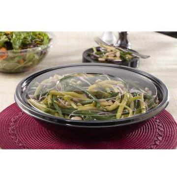 Sabert - Clear Round Flat Flat Lid for 320 Oz Round Bowls, 25/Cs - 51320