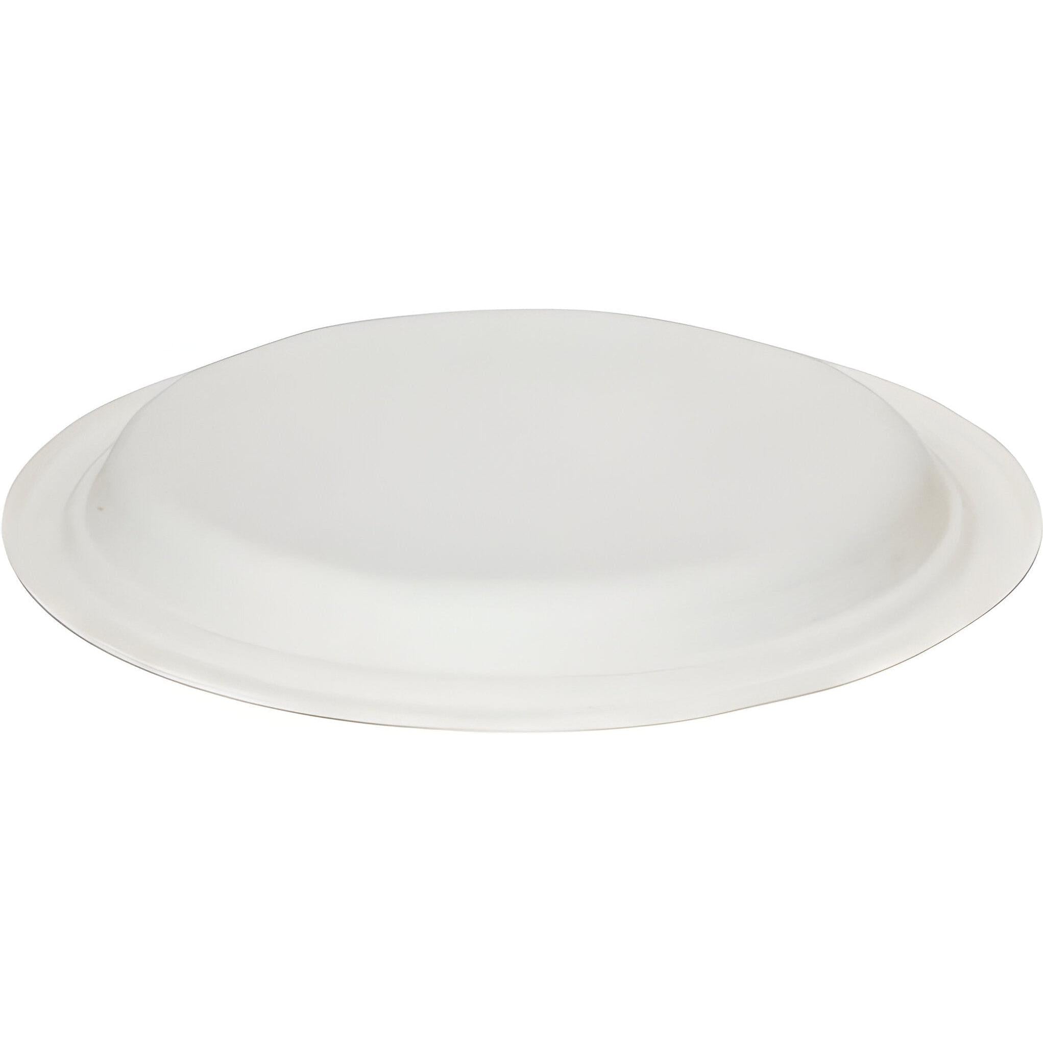 RiteEarth - 6.75" Bagasse Round Plate, 500/cs - P070