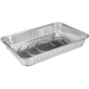 HFA - 108 Oz Large Full Curl Oblong Cake Pan, 100/Cs - 394-40-100