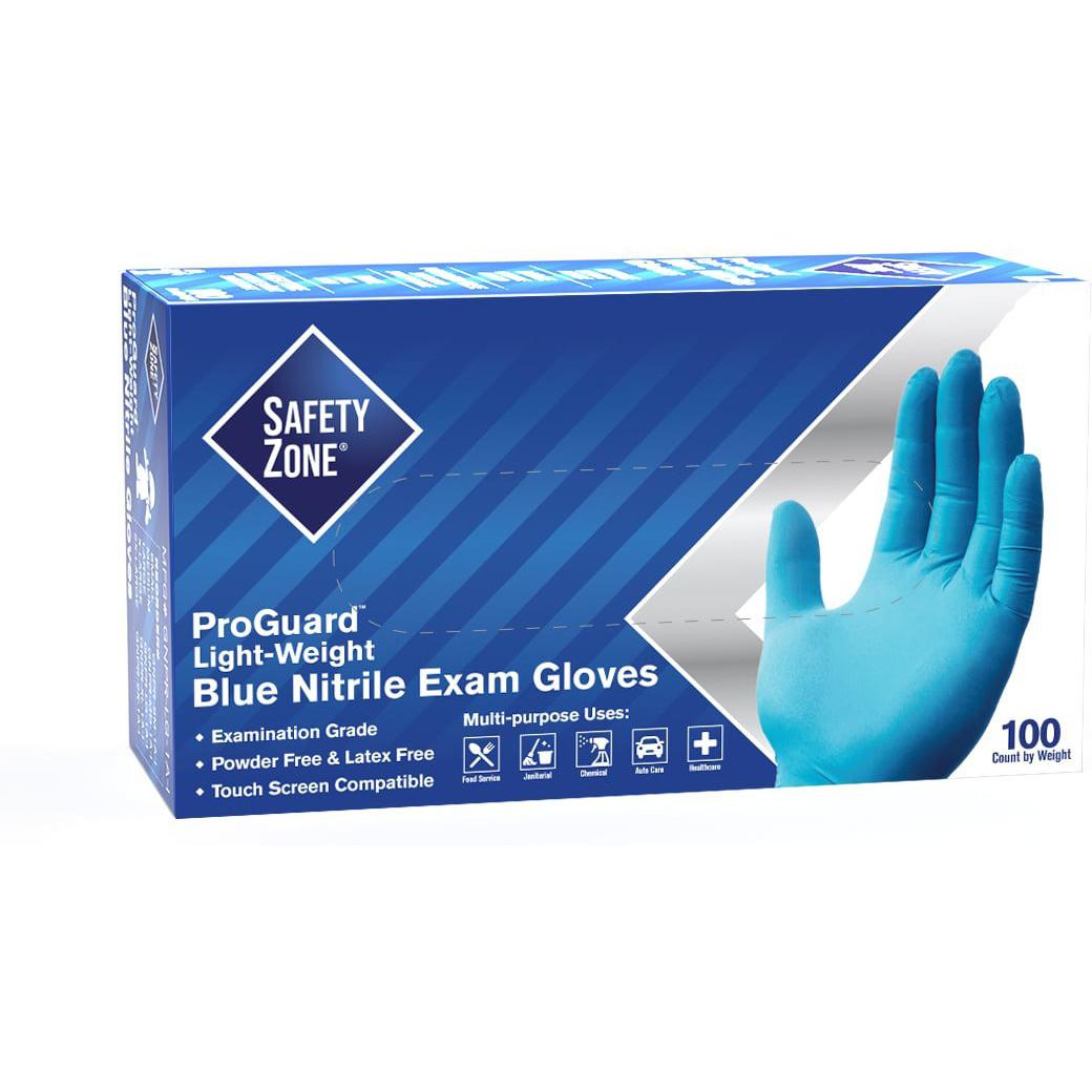 Ralston CanSafe - Small Blue Powder-Free Safety Zone Nitrile Glove, 100/Bx - GNPR-SM-1A