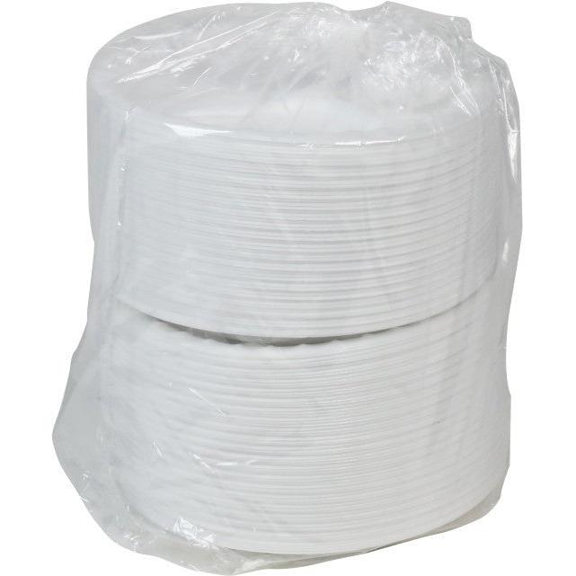 Pactiv Evergreen - 9" Round 3 Compartment Foam Plate, 500/Cs - 0TK100110000