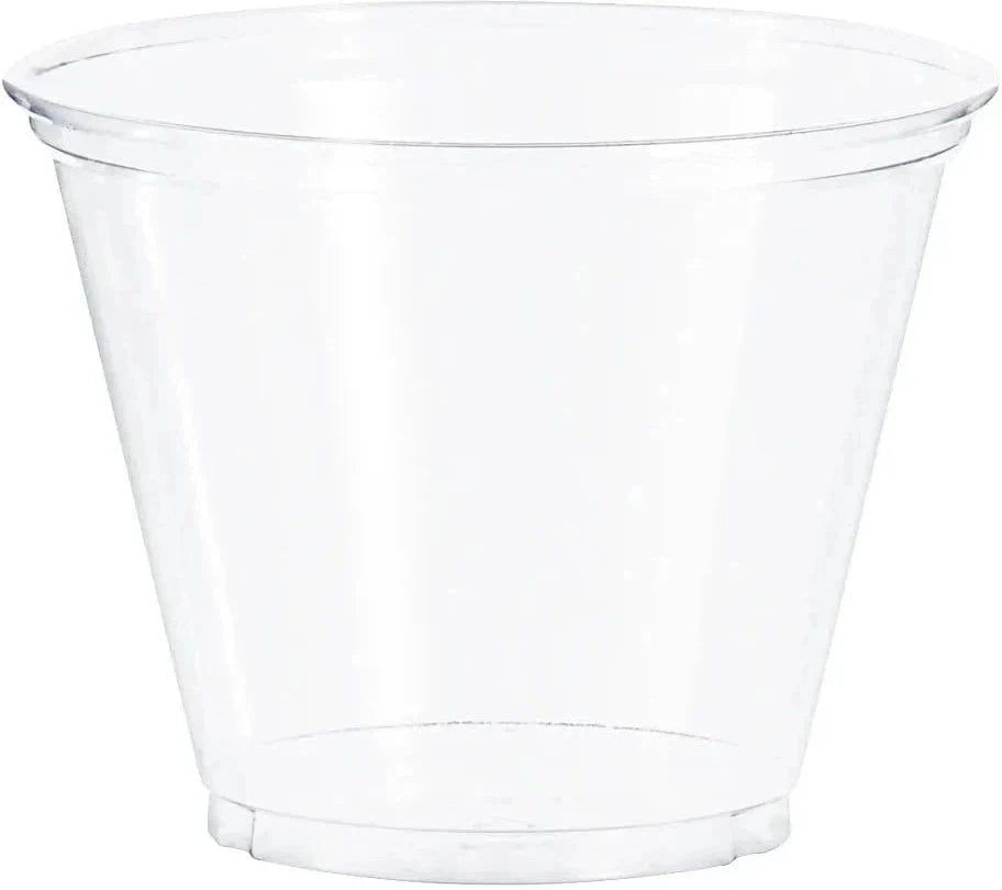 Dart Container - 9 Oz Clear Squat PET Cup, 1000/Cs - TP9R