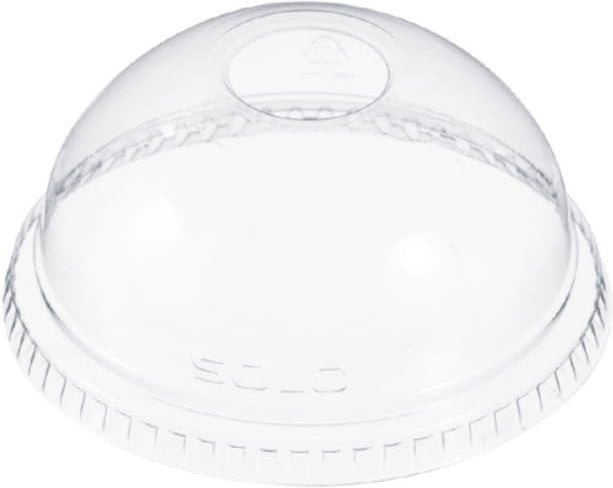 Dart Container - 9 Oz Clear Dome Lid 1" Hole Fits - 24 Oz Plastic Cups, 1000/Cs - DLR662