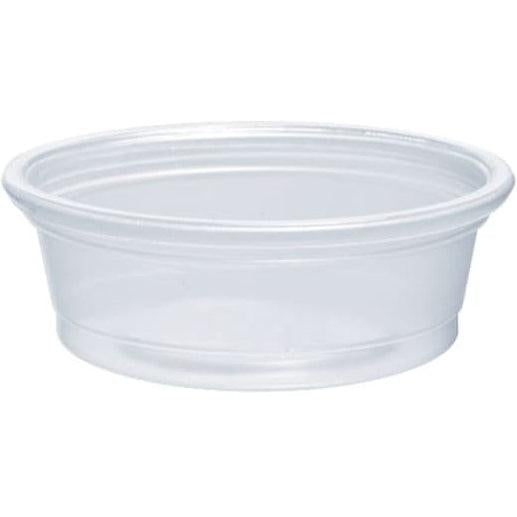 Dart Container - 1/2 Oz Solo Souffles Translucent Plastic Portion Cups ...