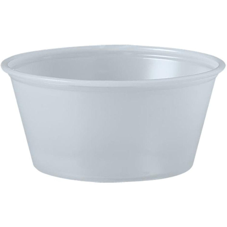 Dart Container - 3.25 Oz Solo Souffles Translucent Plastic Portion Cup