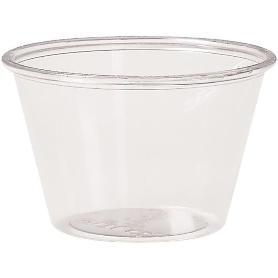 Dart Container - 4 Oz Solo Ultra Clear Souffles Plastic Portion Cups,