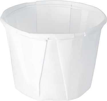 Dart Container - 0.5 Oz Solo White Paper Portion Cups, 250/Cs - 050-2050