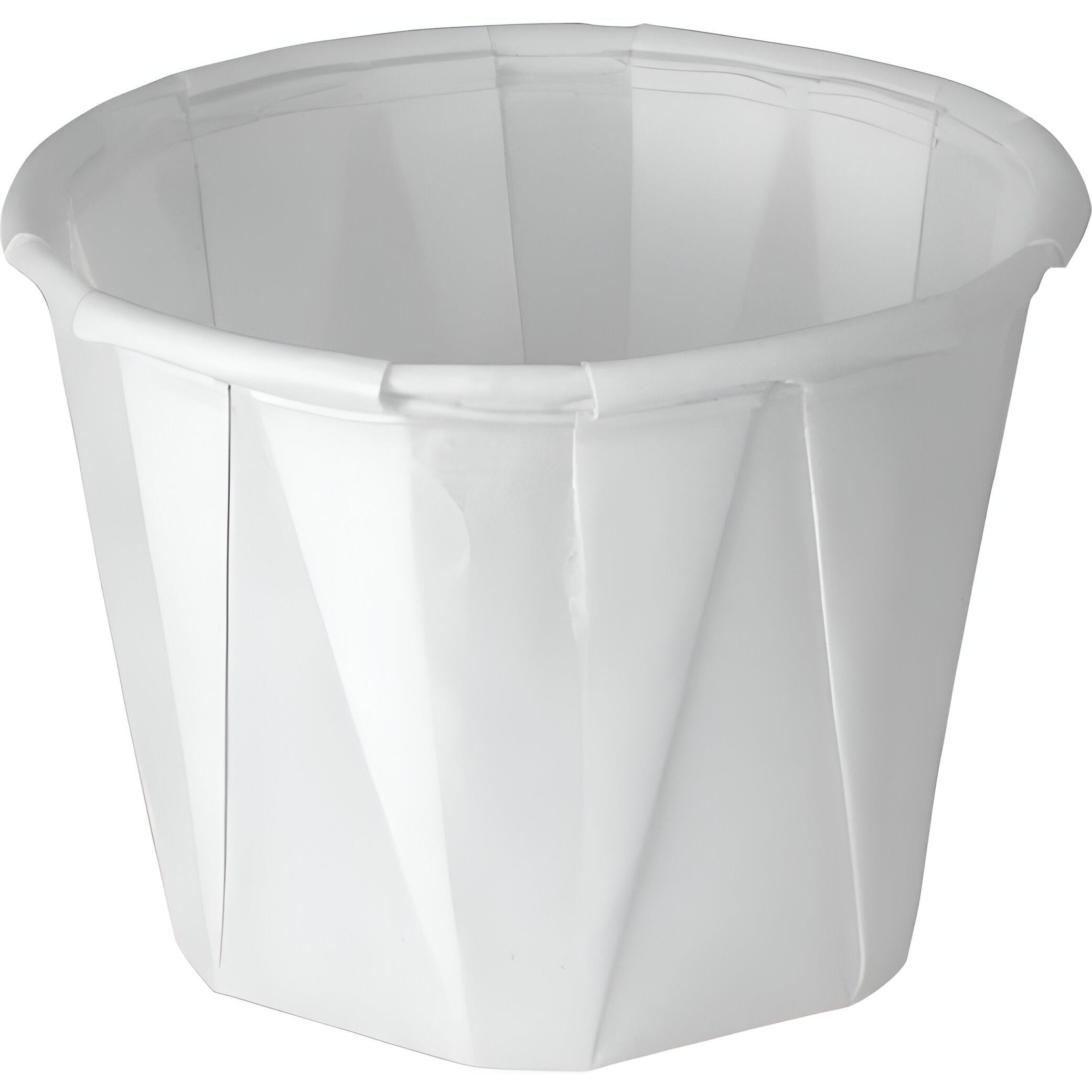 Dart Container - 1 Oz Solo White Paper Portion Cups, 250/Cs - 100-2050 ...