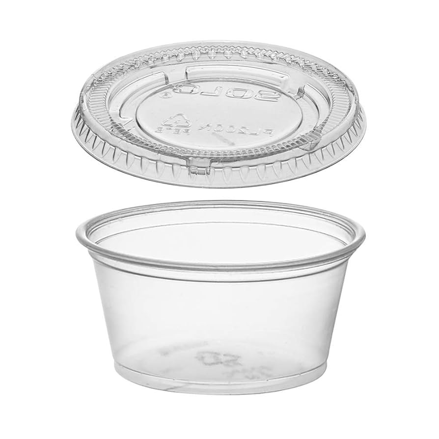 1 Oz Clear Portion Cups, 20 x 125/Cs - 305592