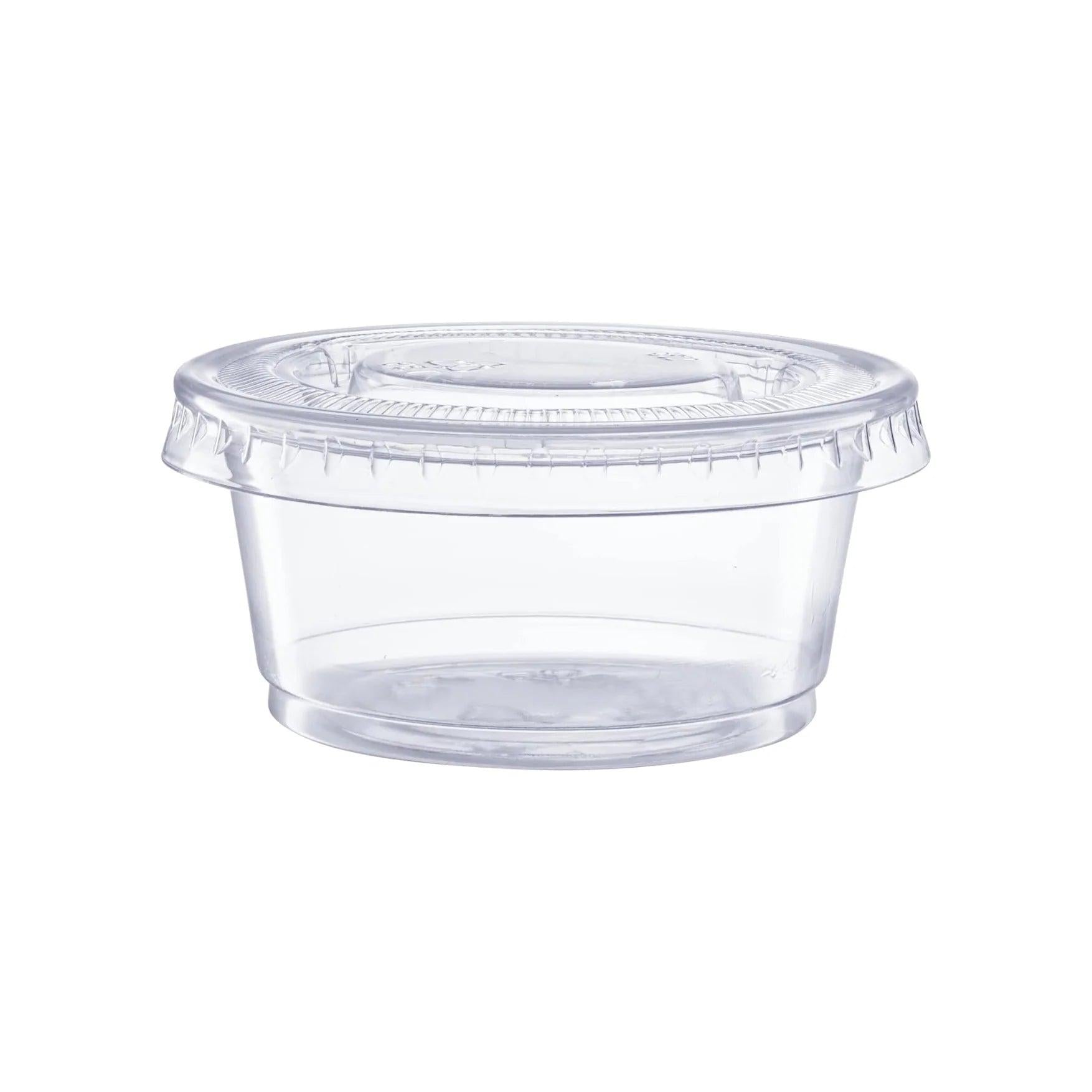 2 Oz Clear Imported Portion Cups, 25x100/Cs - 305594