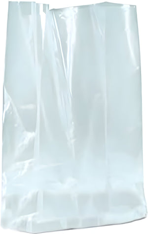 Olympic Plastics - 24" x 6" x 37" Clear 4 mil Poly Bags, 100/Cs - 0306015
