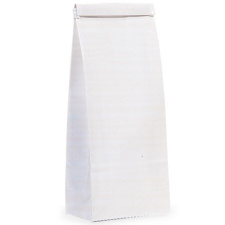 114 x 64 x 235, 1Lb White Coffee Bags, 800/Cs - COFFBG6645N (Special Order)
