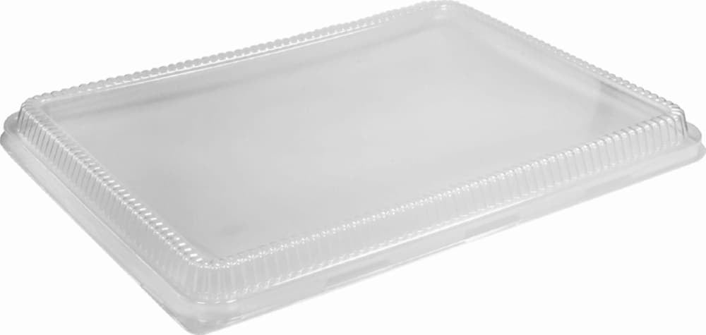 HFA - Plastic Low Dome Lid For 309 Foil Cake Pan, 100/Cs - 2063LDL-100