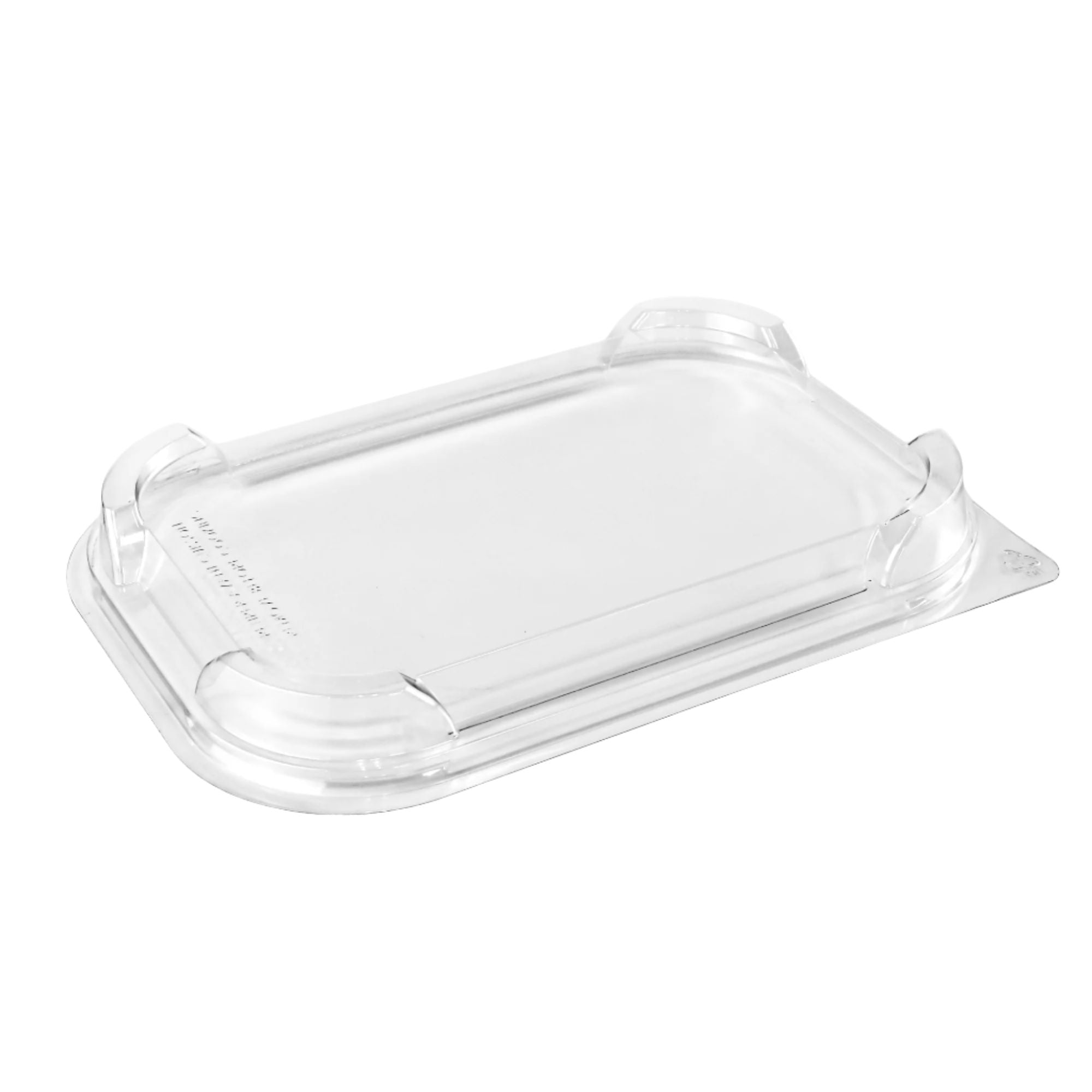 Talthi - Rectangular RPET Dome Lid for 52 Oz Container 220/Cs, 28cs/sk - 340406