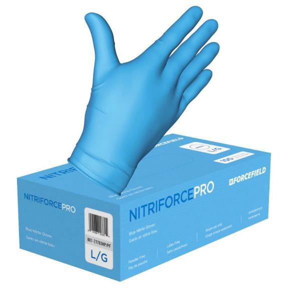 Forcefield - NitriForce Pro Large Nitrile Disposable Glove - 007-77703NP/PF