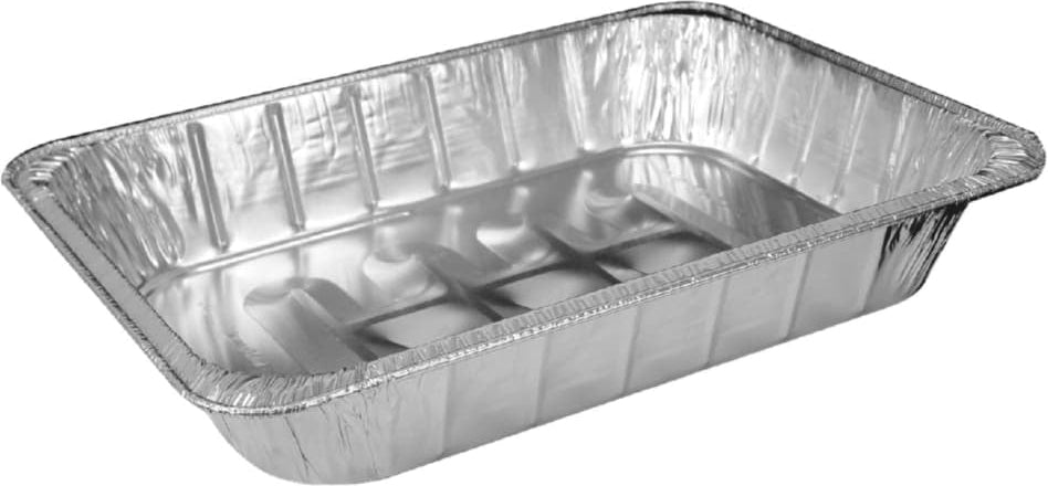 HFA - 256 Oz Aluminum Oblong Roaster Pan, 100/Cs - 2017-00-100