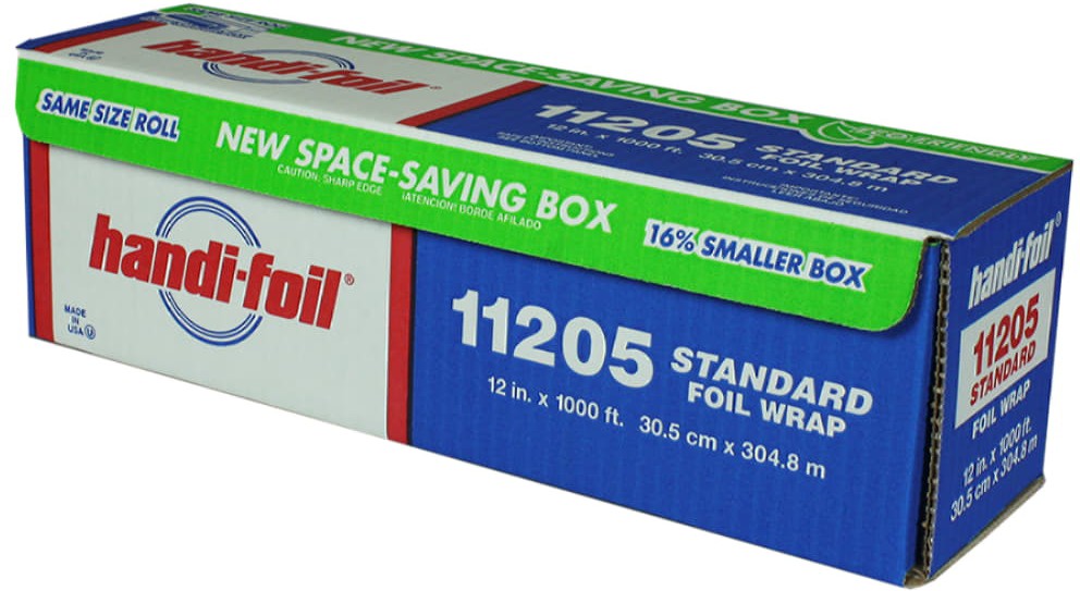 HFA - 12" X 1000ft Aluminum Foil Roll, 1rl/bx - 11205