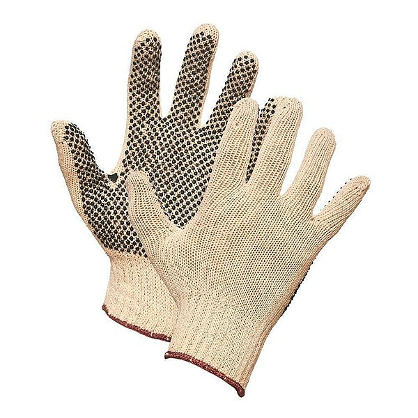 Latoplast - String Knit Work Gloves With PVC Dots On Palm, 300pr/Cs - 352672