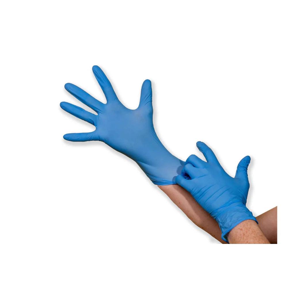 AdvanCare Blue X-Small Nitrile Glove, 100/bx - 352709