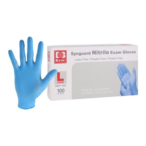 RiteTouch - BASIC Large PF Nitrile Gloves, 100/bx, 10bx/cs - 352799