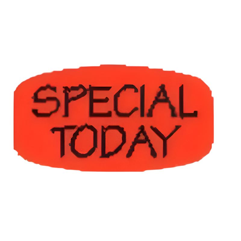 Precision Label & Tag - Special Today Label Roll - 0863 (Special Order Item)