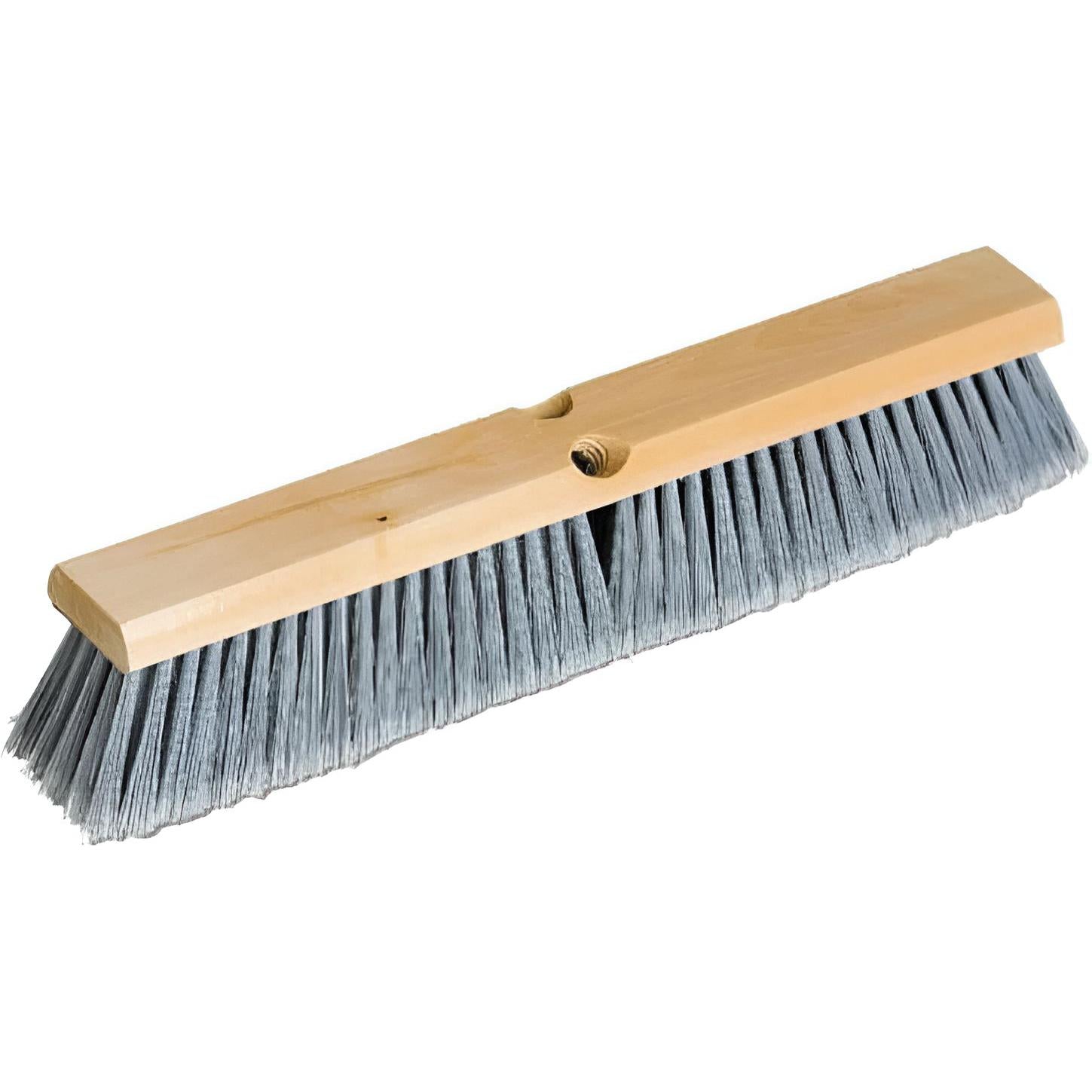 Vileda Professional - 18" Fine Sweep Styrene Push Broom, 10/Cs - 134455