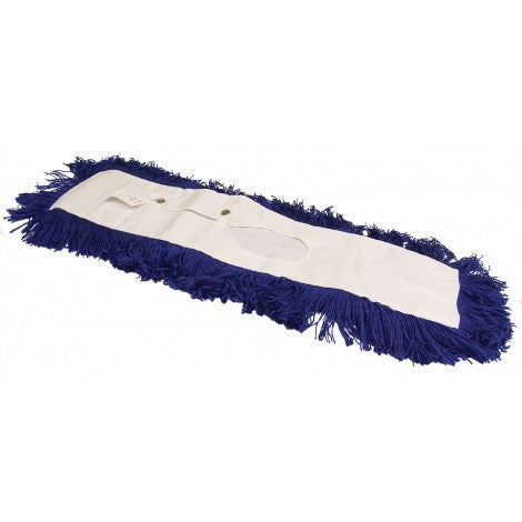 5" x 18" Blue Dust Mop Refill with Frame, Each - 408182