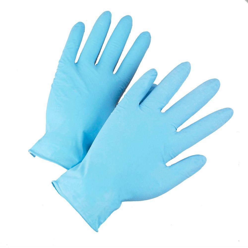 Blue Exam Large Disposable Nitrile Gloves, 100/bx - 385106