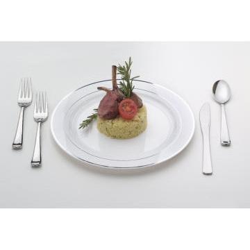 Sabert - 6.25" Silver Look Teaspoon, 600/cs - CMS600