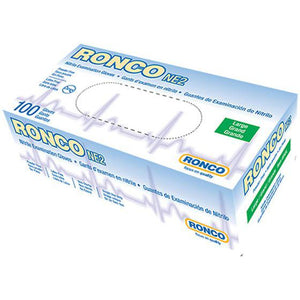RONCO - Small Blue Nitrile Powder-Free Gloves, 100/bx - 945S