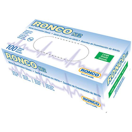 RONCO - Small Blue Nitrile Powder-Free Gloves, 100/bx - 945S