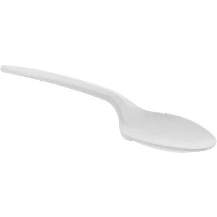 Pactiv Evergreen - White Medium Weight Plastic Spoon, 1000/Cs - YFWSWCH