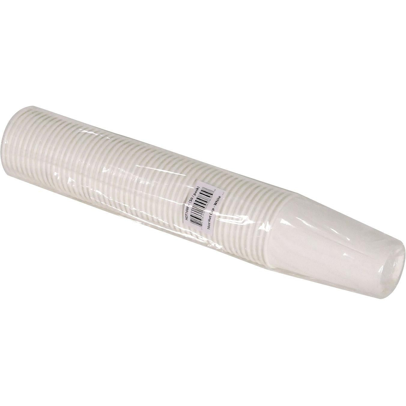 YesEco - 16 Oz White Paper Coffee Hot Cup, 1000/Cs - HOT16W