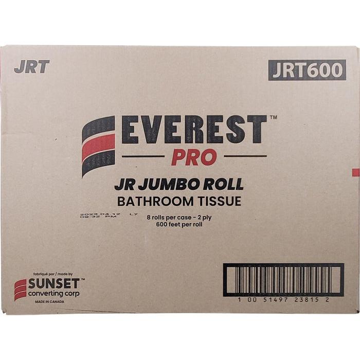 Everest Pro - 600 Feet 2 Ply Jumbo Roll Tissue JRT, 8 Rl/Cs - JRT600