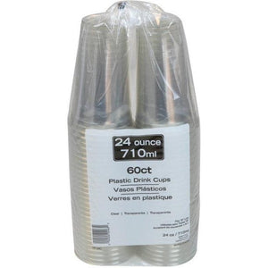 Pactiv Evergreen - 24 Oz Clear Recycled Plastic Cold Drink Cup, 500/cs - YP24C