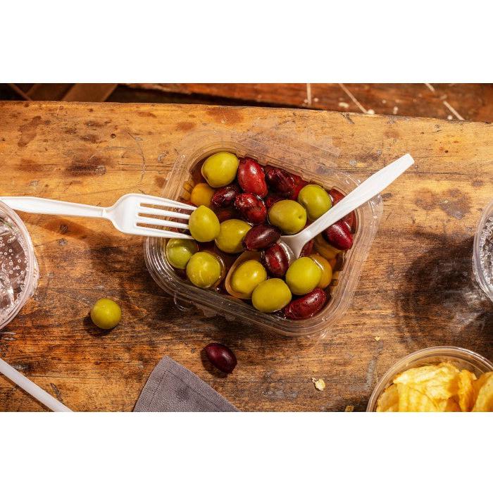 Pactiv Evergreen - 8 Oz Tamper Evident Clear Plastic Hinged Deli Container, 320 Count - TEHL5X408