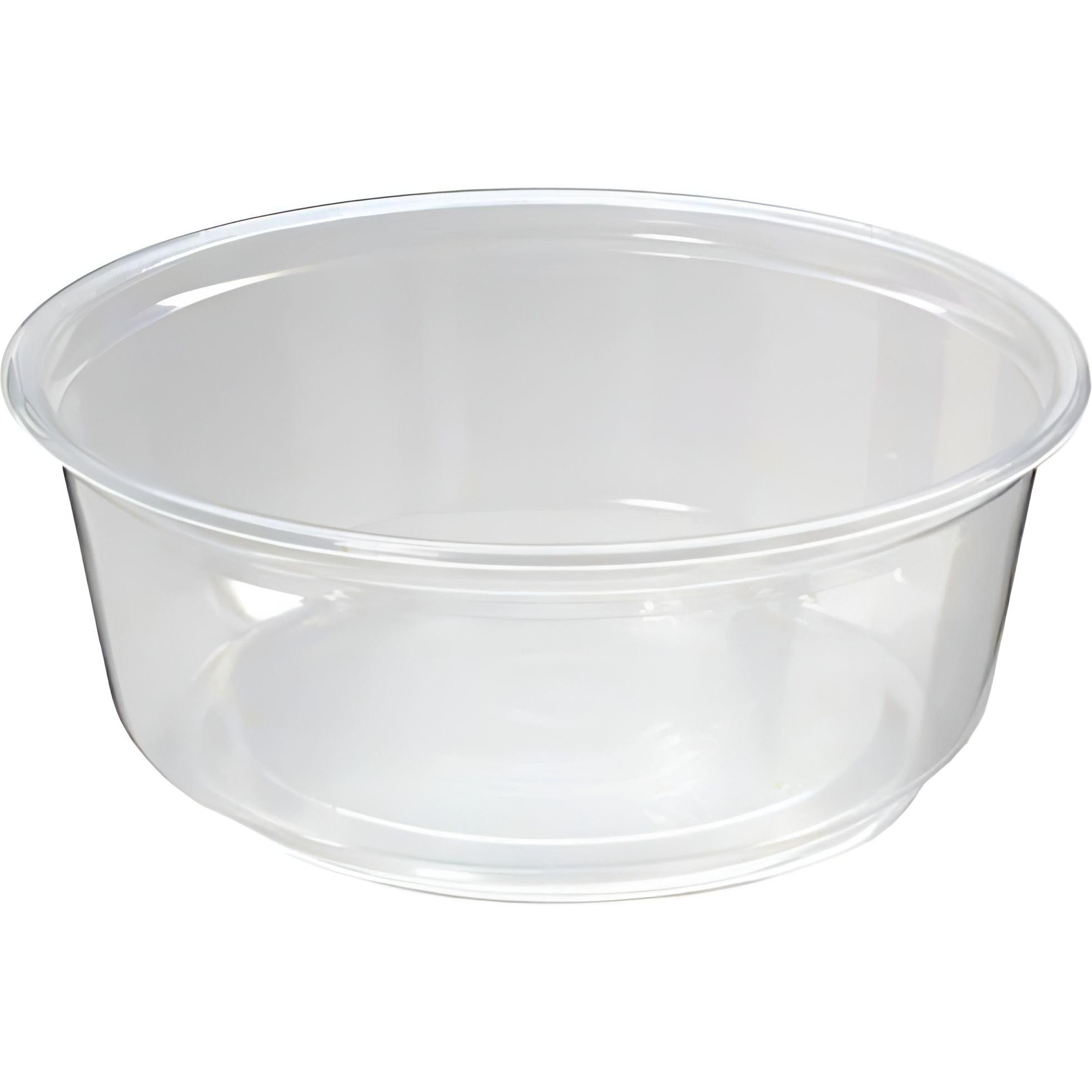 Fabri-Kal - 8 Oz Clear Polypropylene Round Deli Containers , 500/Cs - 9505100