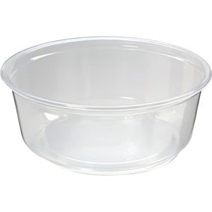 Fabri-Kal - 8 Oz Clear Polypropylene Round Deli Containers , 500/Cs - 9505100