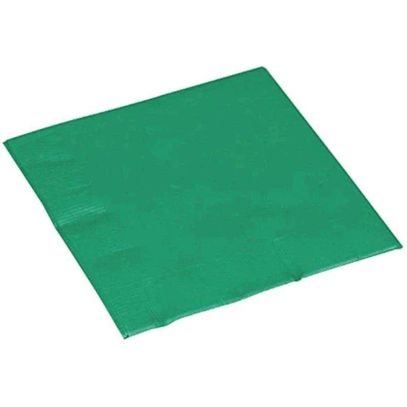 Amscan - 2 ply Green Dinner Napkins, 600/Cs - 62215.03