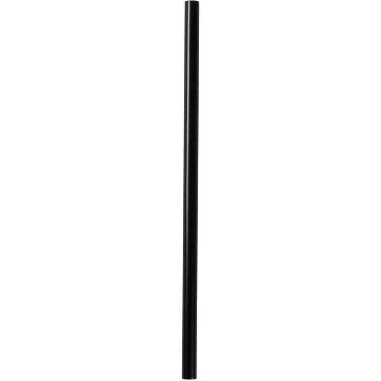 Hy-Stix - 6" Black Milk Shake Super Straw , 1/2500/Pk - STR-CSP-6BK