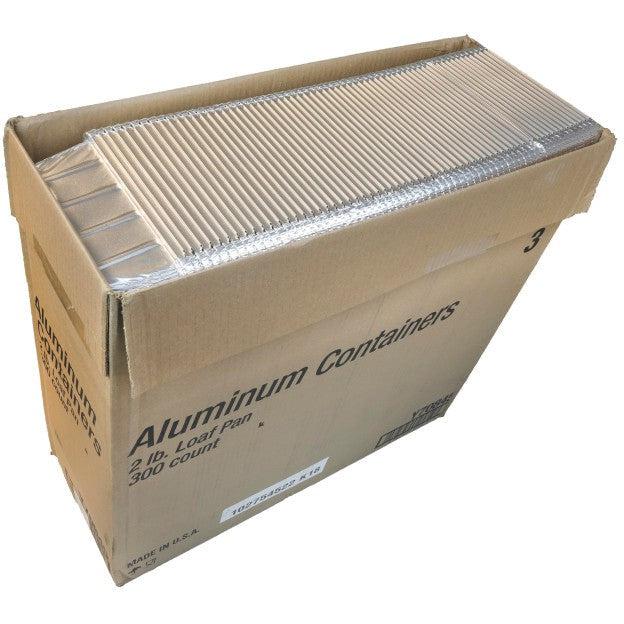Pactiv Evergreen - 2 lb Aluminum Foil Loaf Pan, 300/Cs - Y70845